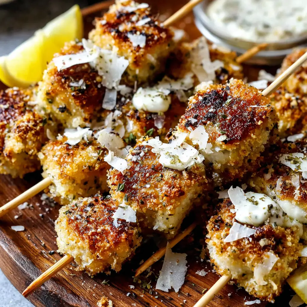 Air Fryer Chicken Caesar Bites final presentation