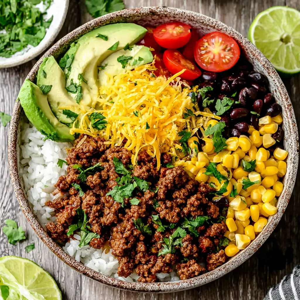Beef Rice Burrito Bowl final presentation