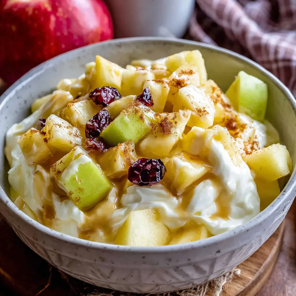 greek yogurt apple bowl final presentation