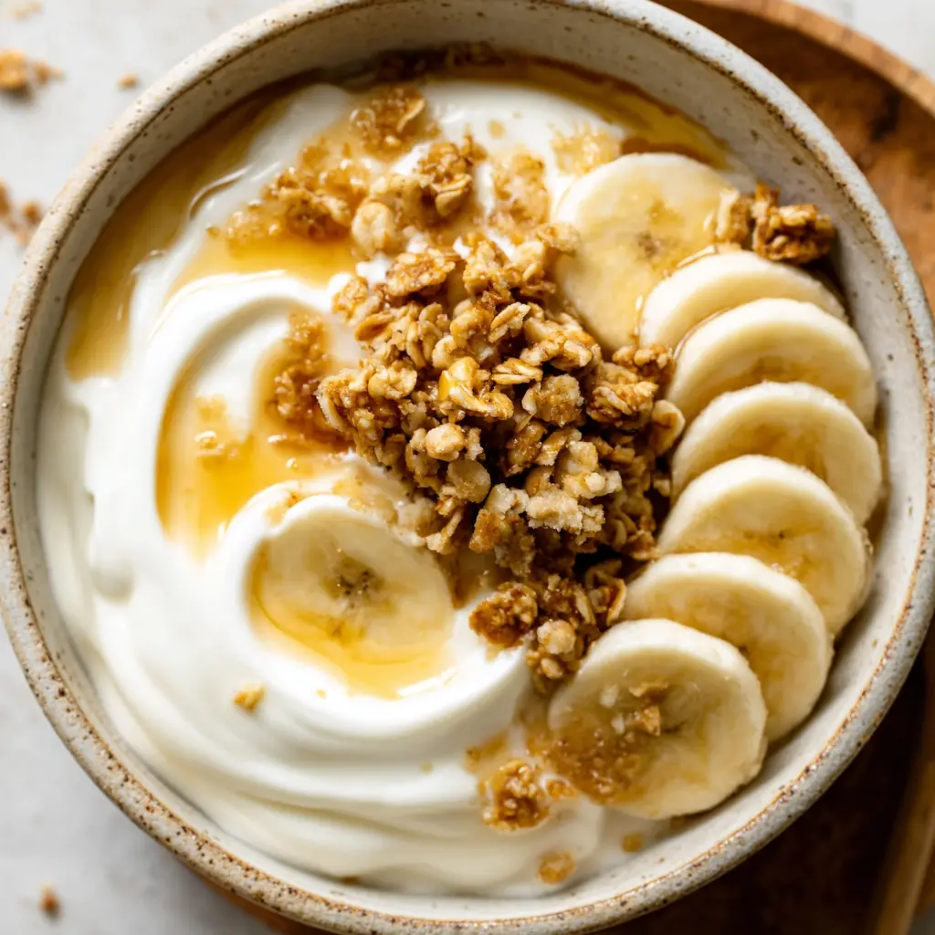 Greek Yogurt Banana Bowl final presentation