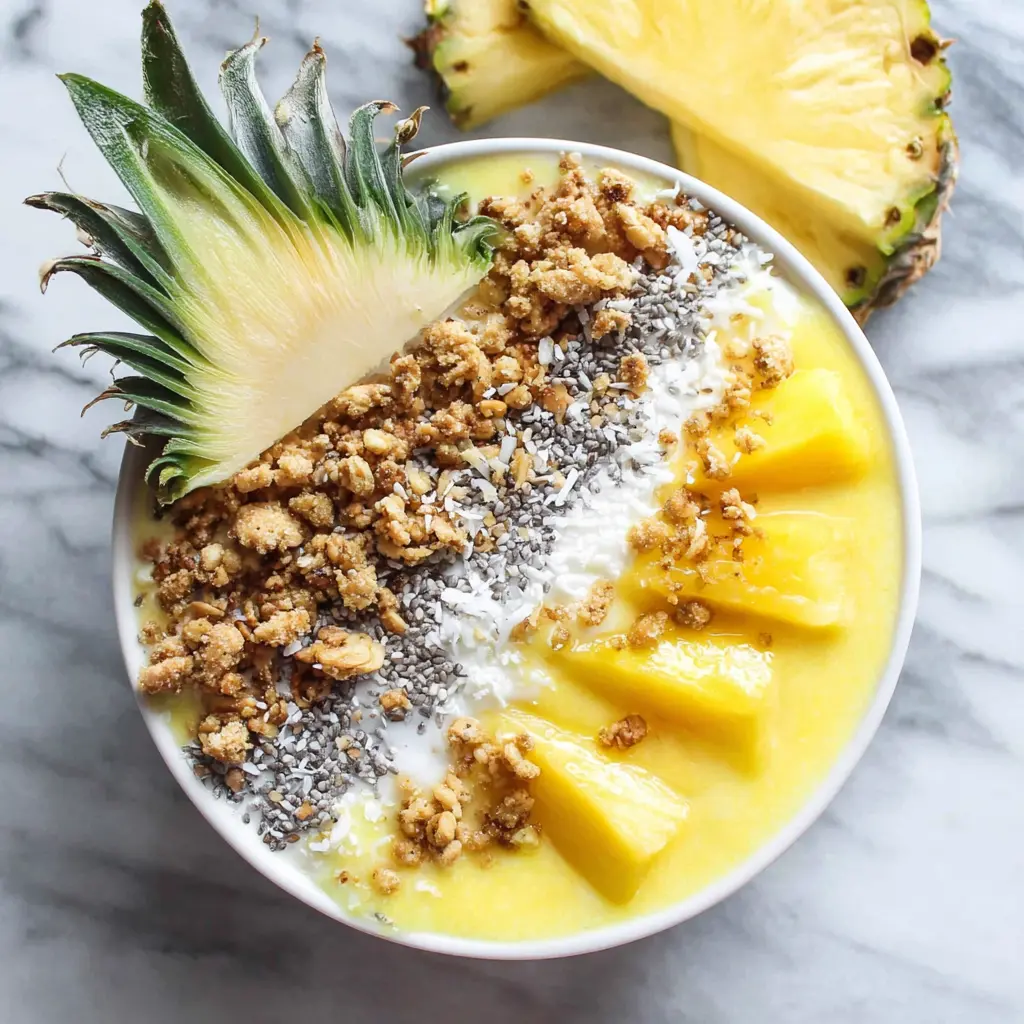 greek yogurt pineapple bowl final presentation