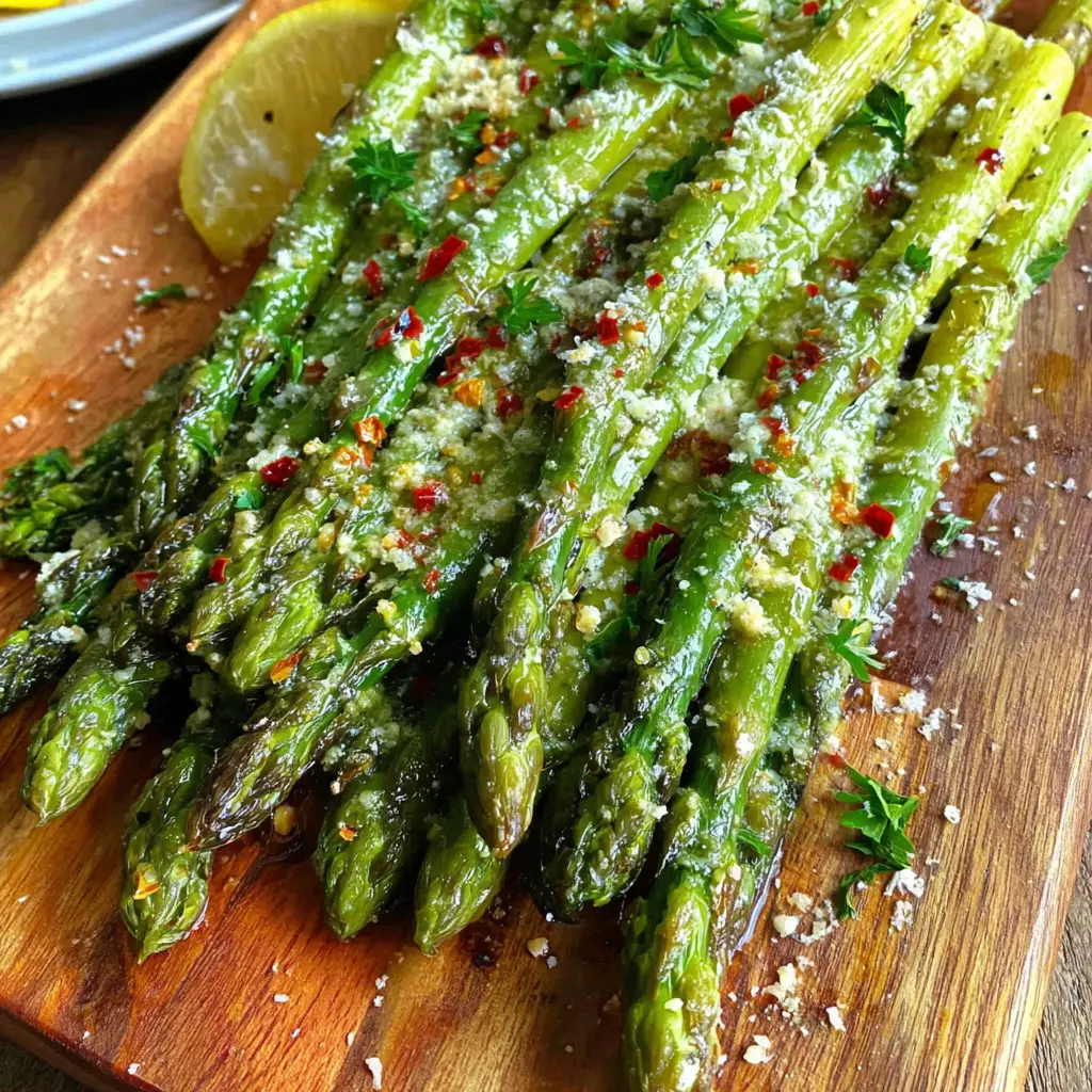 Roasted Garlic Asparagus Bites final presentation