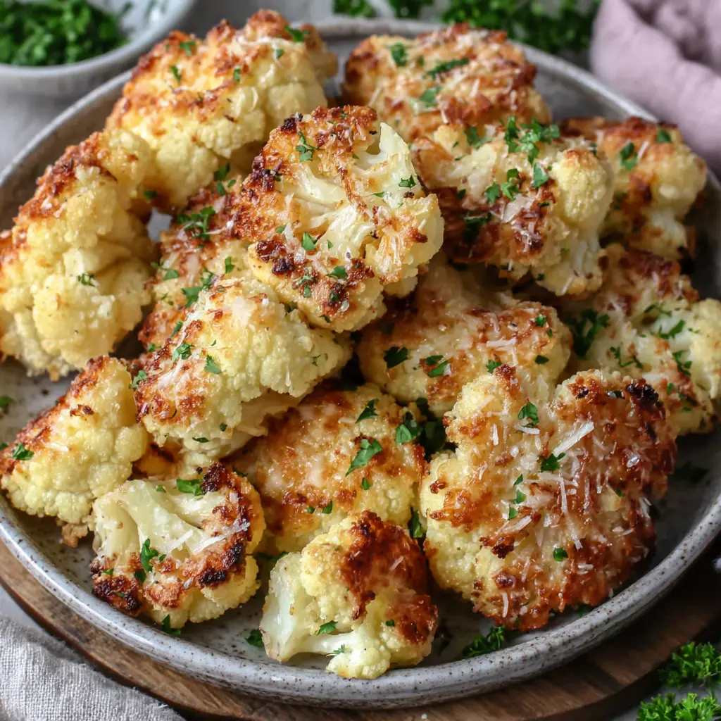 Roasted Lemon Cauliflower Bites