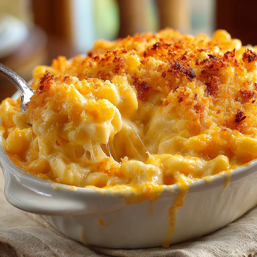 homemade mac and cheese - final presentation