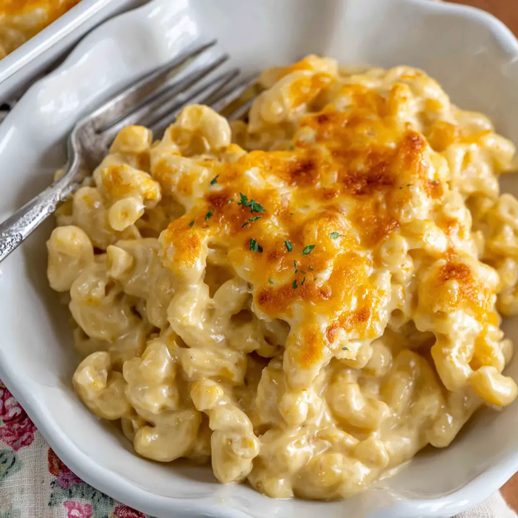 smoked gouda mac and cheese - final presentation