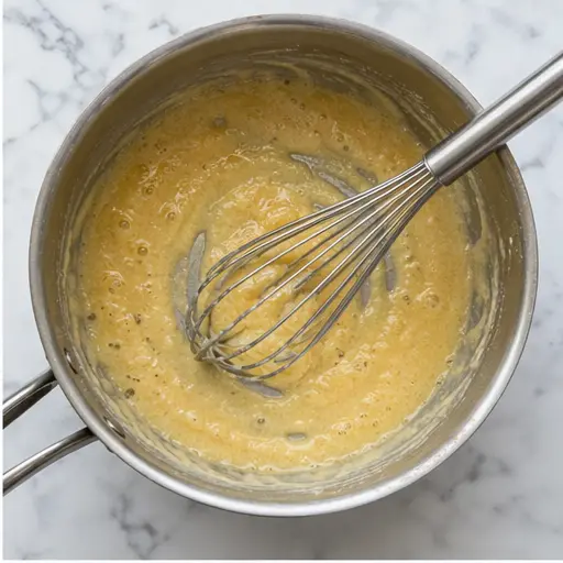 Step 2: Whisking the roux