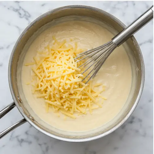Step 3: Melting smoked gouda