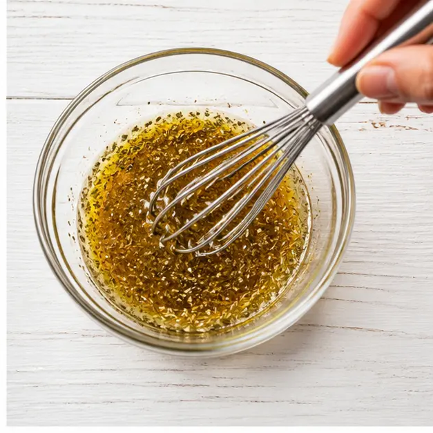 Step 2: Whisk the tangy apple cider dressing