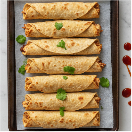bbq chicken taquitos - step 4