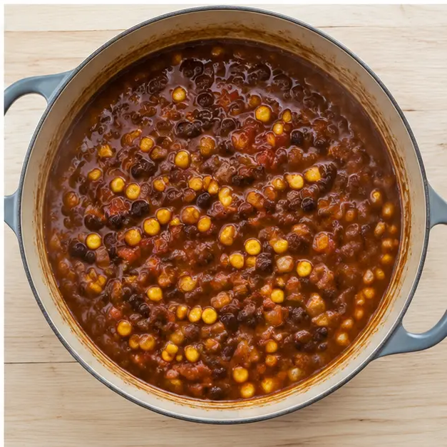 Step 4: Simmer until thickened