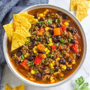 black bean taco soup 342990624