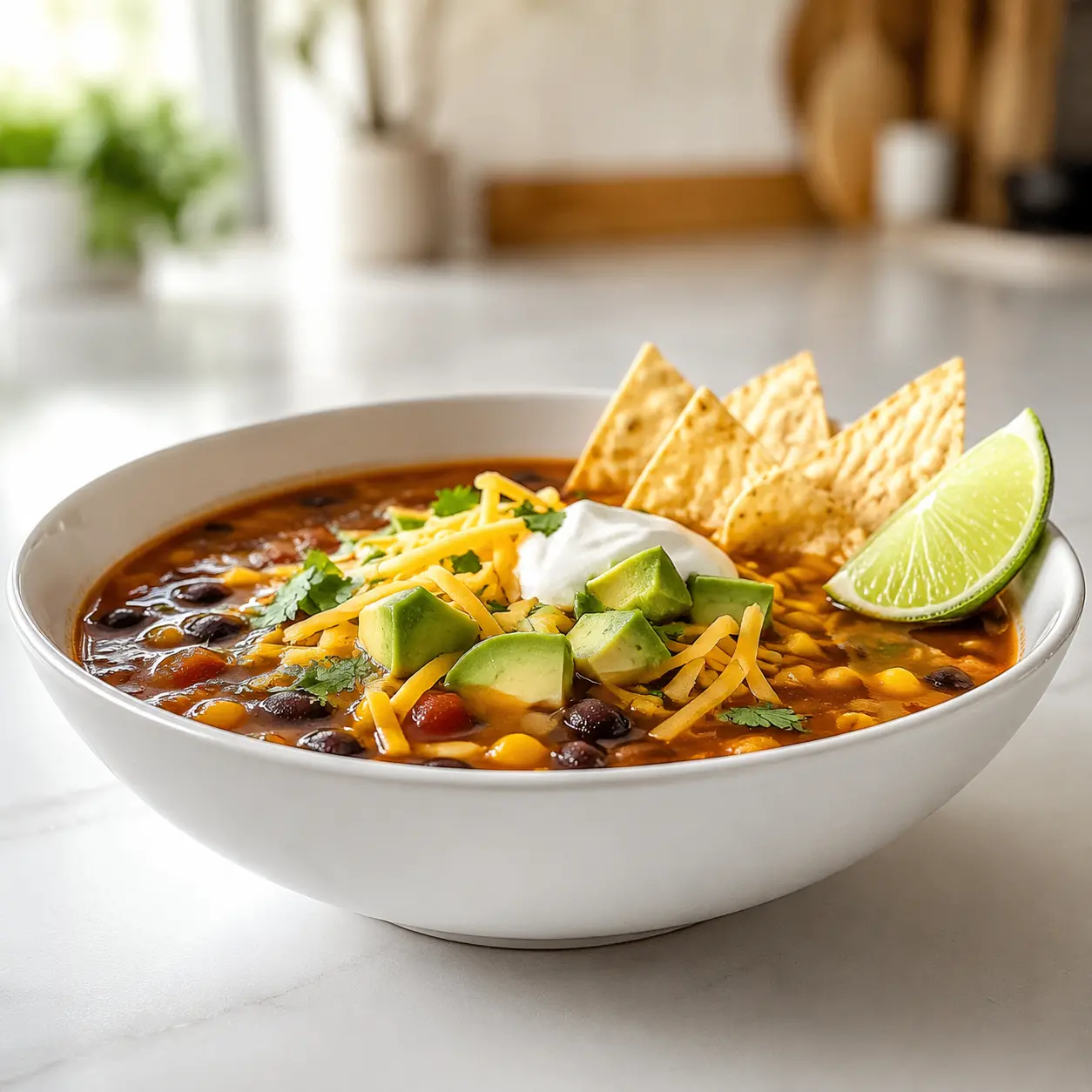 black bean taco soup - final presentation
