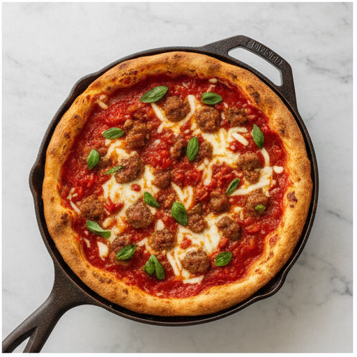 chicago style deep dish pizza - step 4