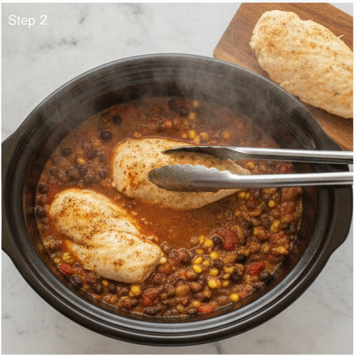 chicken enchilada soup - step 2
