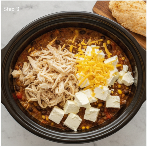 chicken enchilada soup - step 3