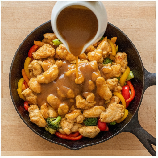 chicken stir fry - step 4