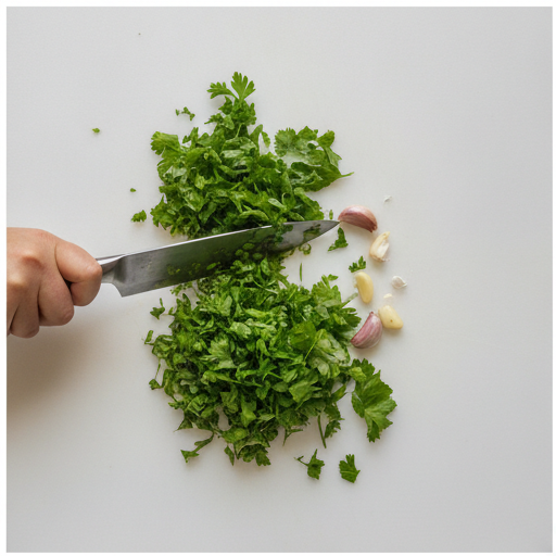 chimichurri steak salad - step 1