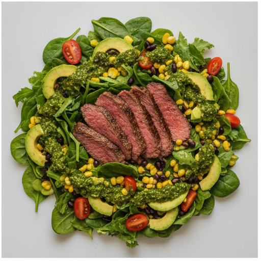 chimichurri steak salad - step 4