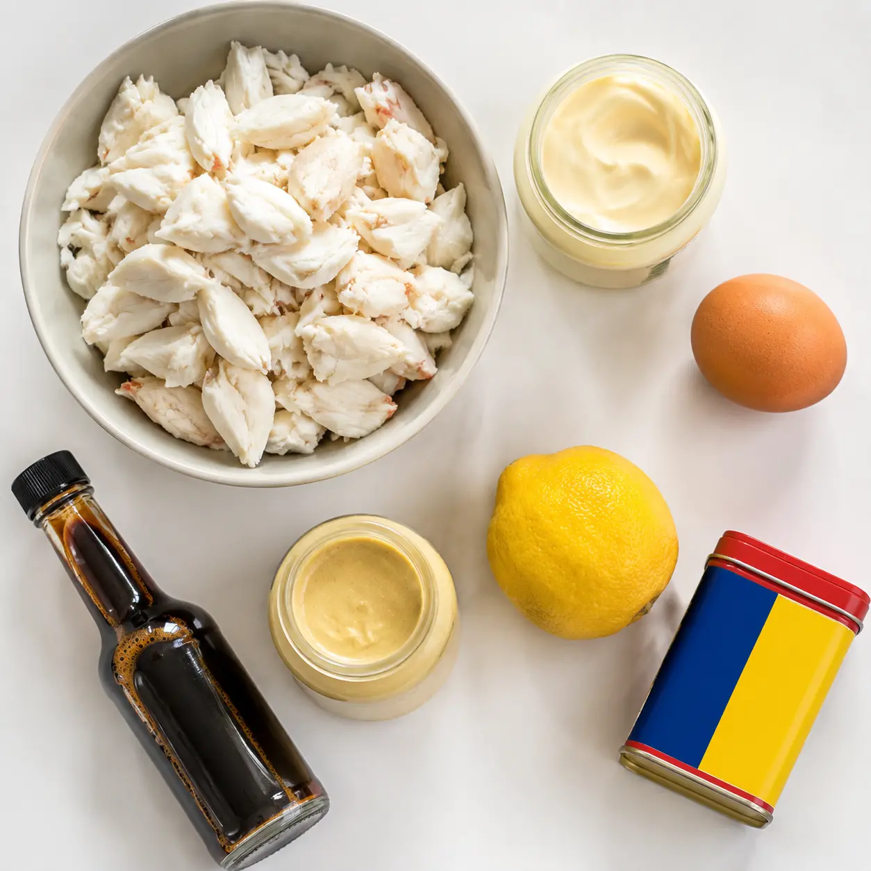 classic crab imperial - main ingredients