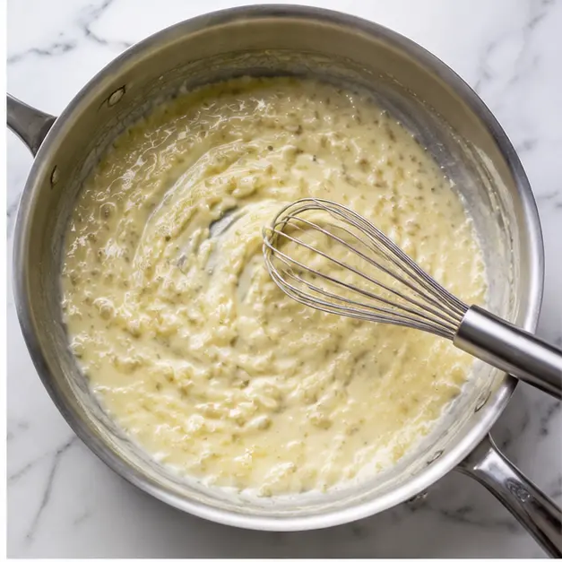 Step 2: Melt cream cheese into a smooth base