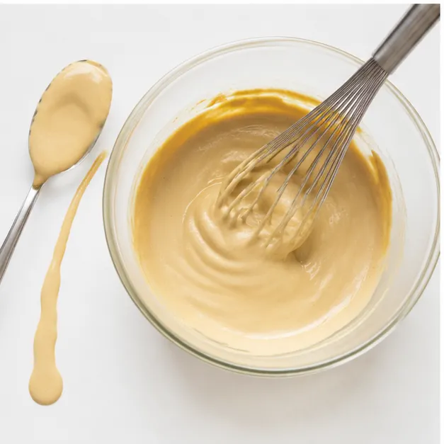 Step 3: Whisk together the maple tahini dressing