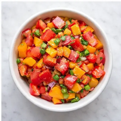 Step 4: Let salsa rest to meld flavors before serving