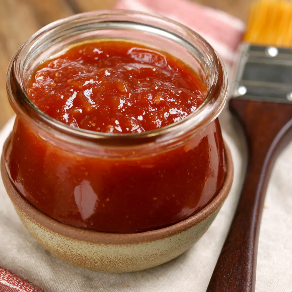 homemade apricot bbq sauce 264162371