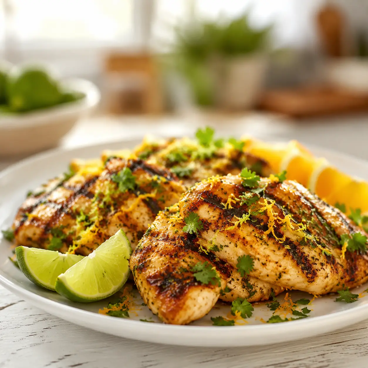 key west grilled chicken - final presentation