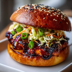 korean bbq chicken sandwich 449404806