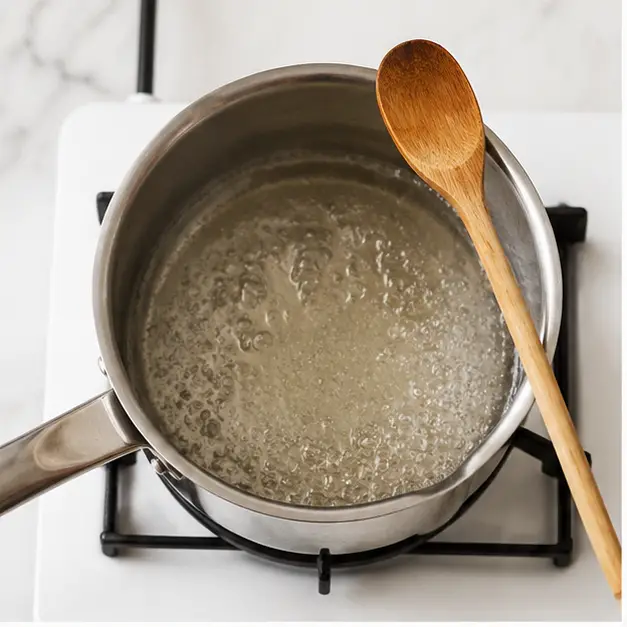 Step 1: Making the simple syrup