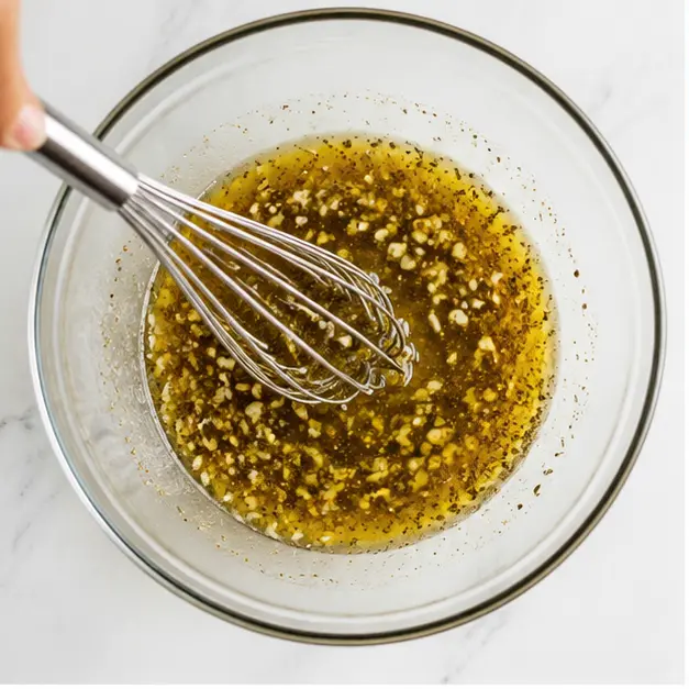Step 1: Whisking together the marinade ingredients