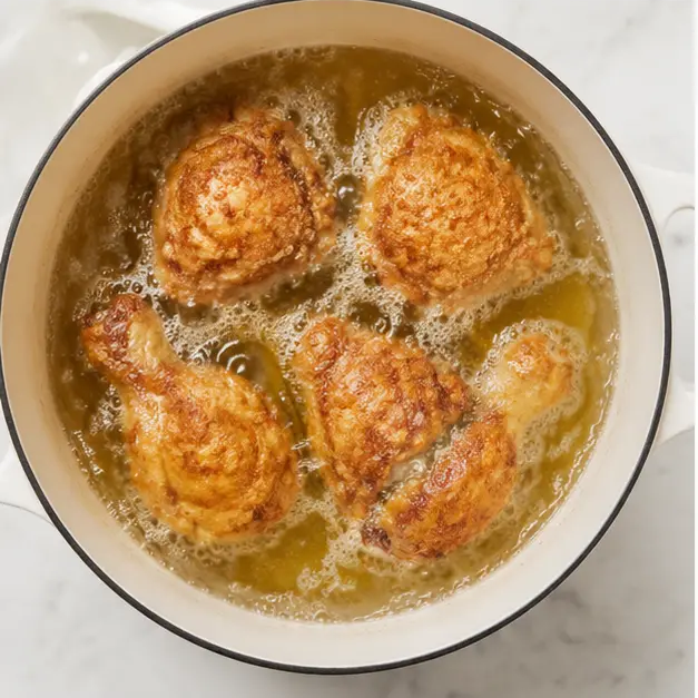 Step 3: Shallow fry until light golden