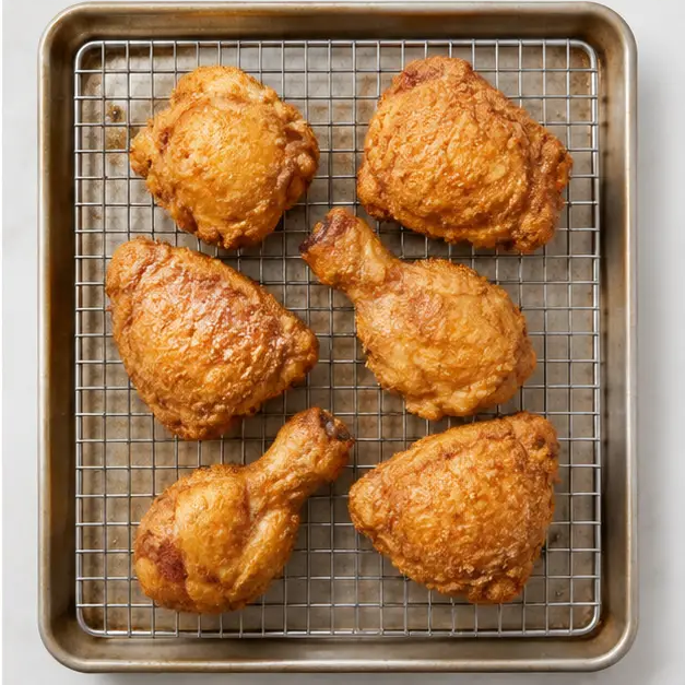 Step 4: Bake on rack until deep golden and juicy