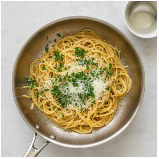 pasta aglio e olio - step 4