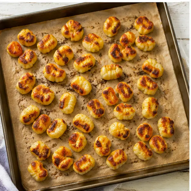 Step 3: Roasted gnocchi golden and crispy