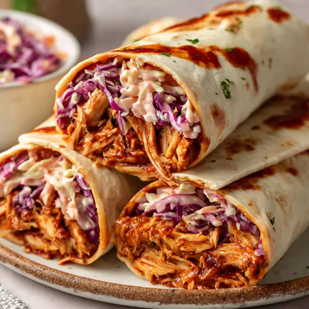 rotisserie chicken bbq wraps 507128736