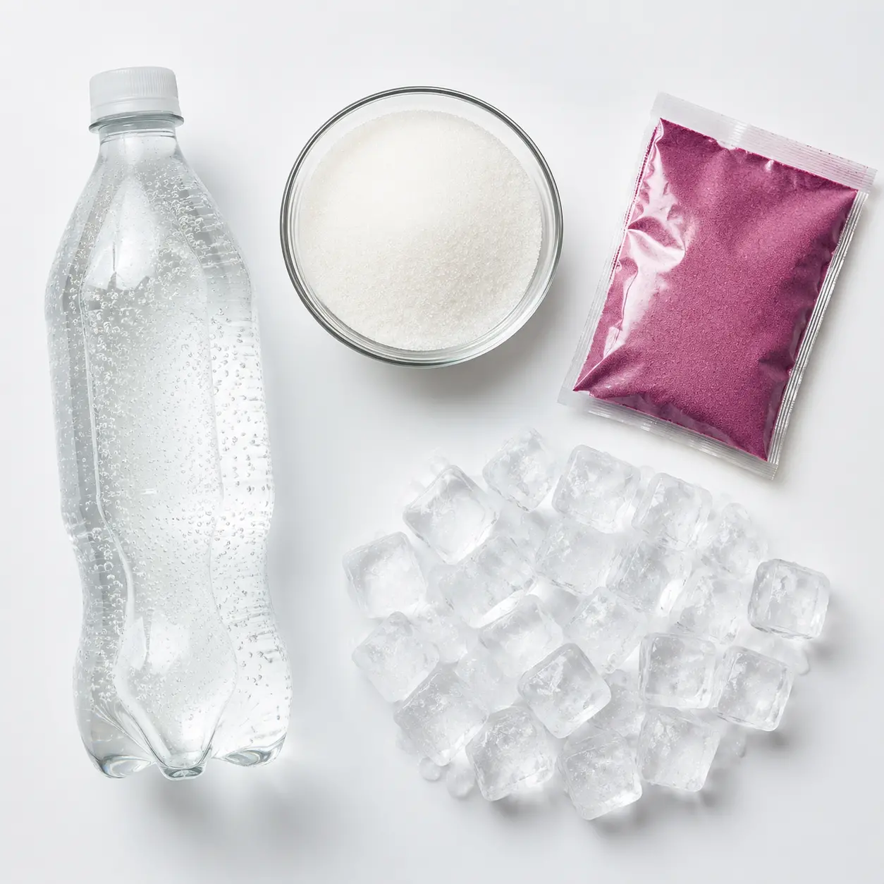 slushie recipe - main ingredients
