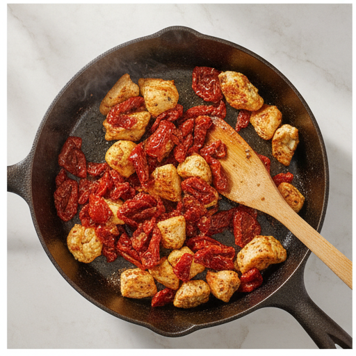 summer pesto tortellini skillet - step 3