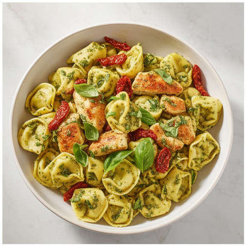 summer pesto tortellini skillet - step 4
