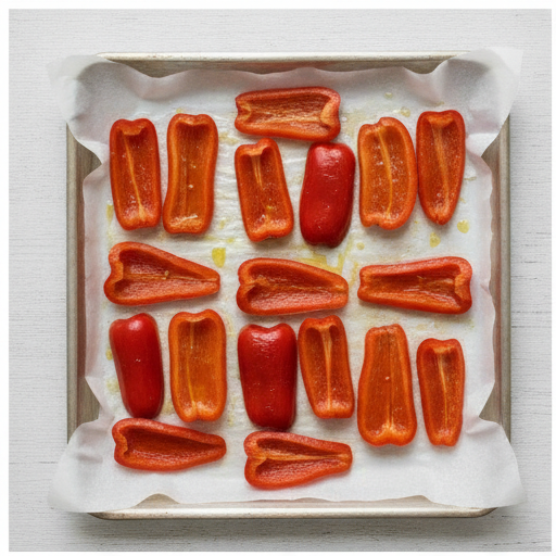 Tilapia in roasted pepper sauce - step 1