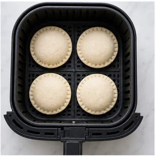 Step 2: Arranging in air fryer basket