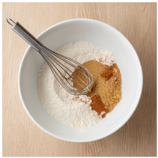 baked apple cider donuts - step 1