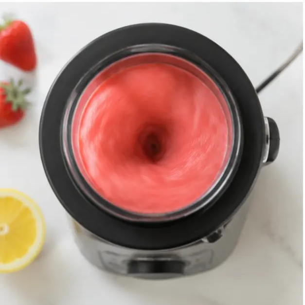 Step 3: Blend on high until the mixture turns into a smooth slush