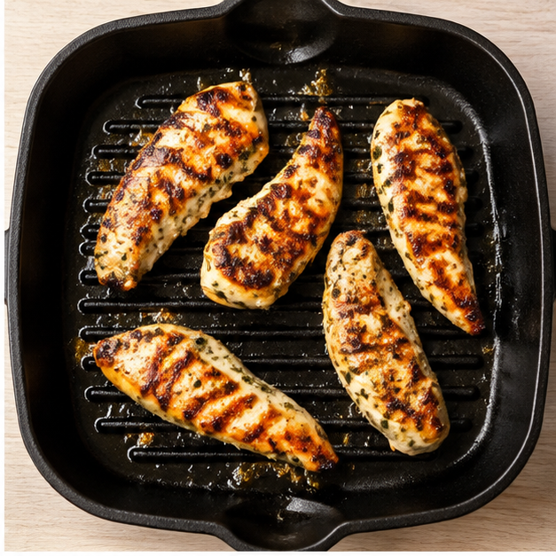greek chicken pitas - step 2