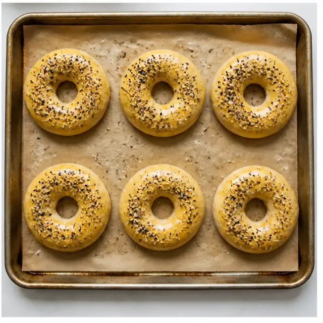 Brush with egg wash and sprinkle seasoning