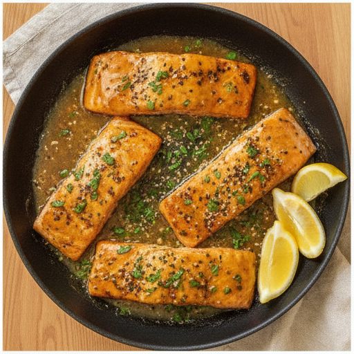 honey garlic salmon with asparagus - step 4