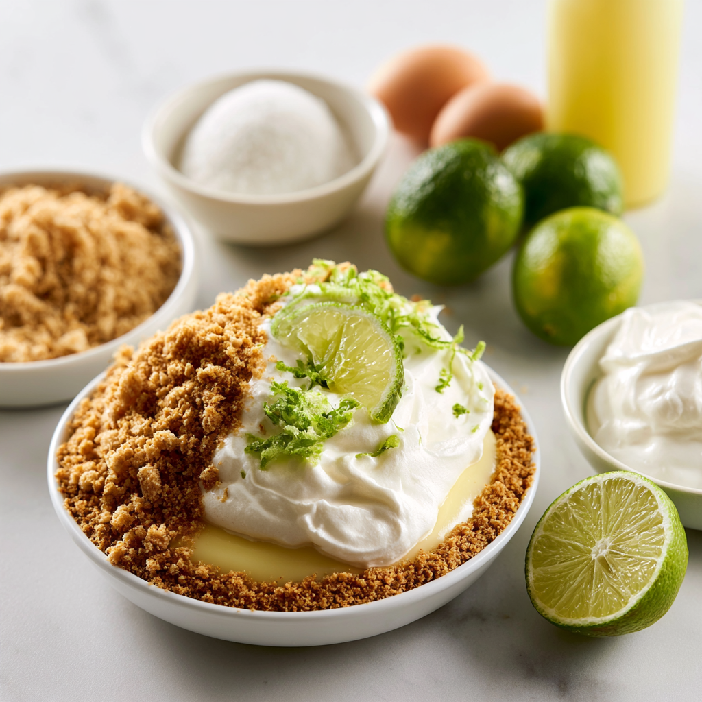 key lime pie - main ingredients