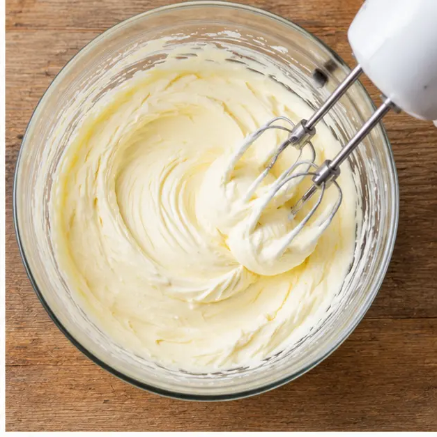 Step 2: Beat cream cheese filling until silky