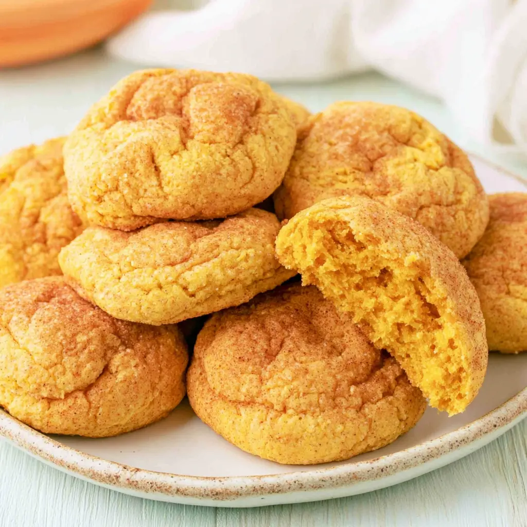 pumpkin snickerdoodle cookies - final presentation