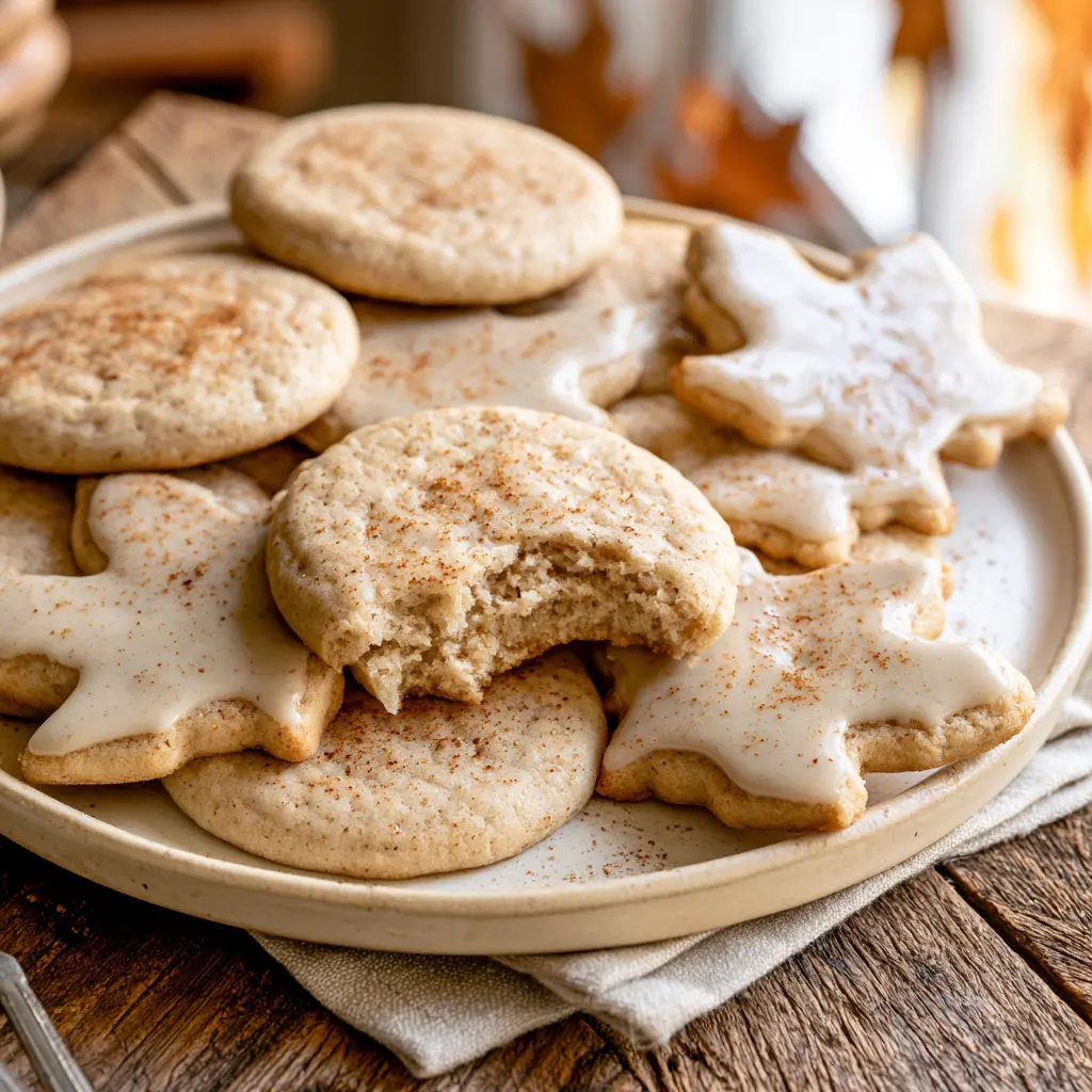 pumpkin spice sugar cookies - final presentation